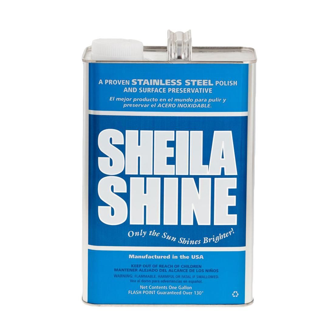 Sheila Shine 1 Gal Stainless Steel Cleaner & Polish | 1 Gal Can | Residue & Streak Free | Made in USA