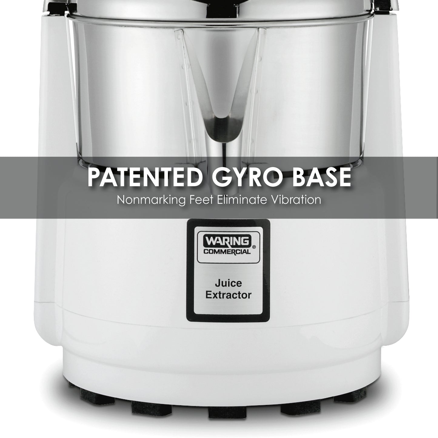 Waring HEAVY-DUTY BAR JUICE EXTRACTOR WITH COMPACT DESIGN Model: 6001C