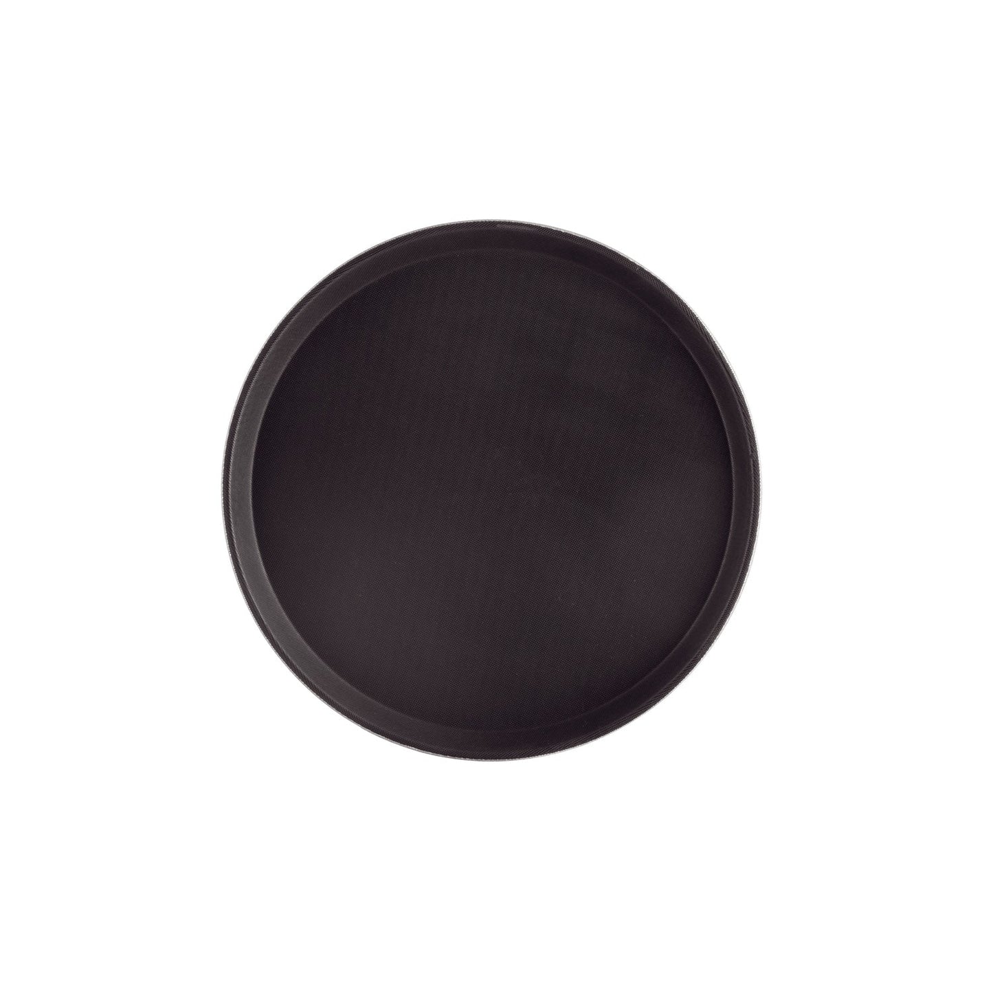 Tray Fiberglass Round Black 14"Dia