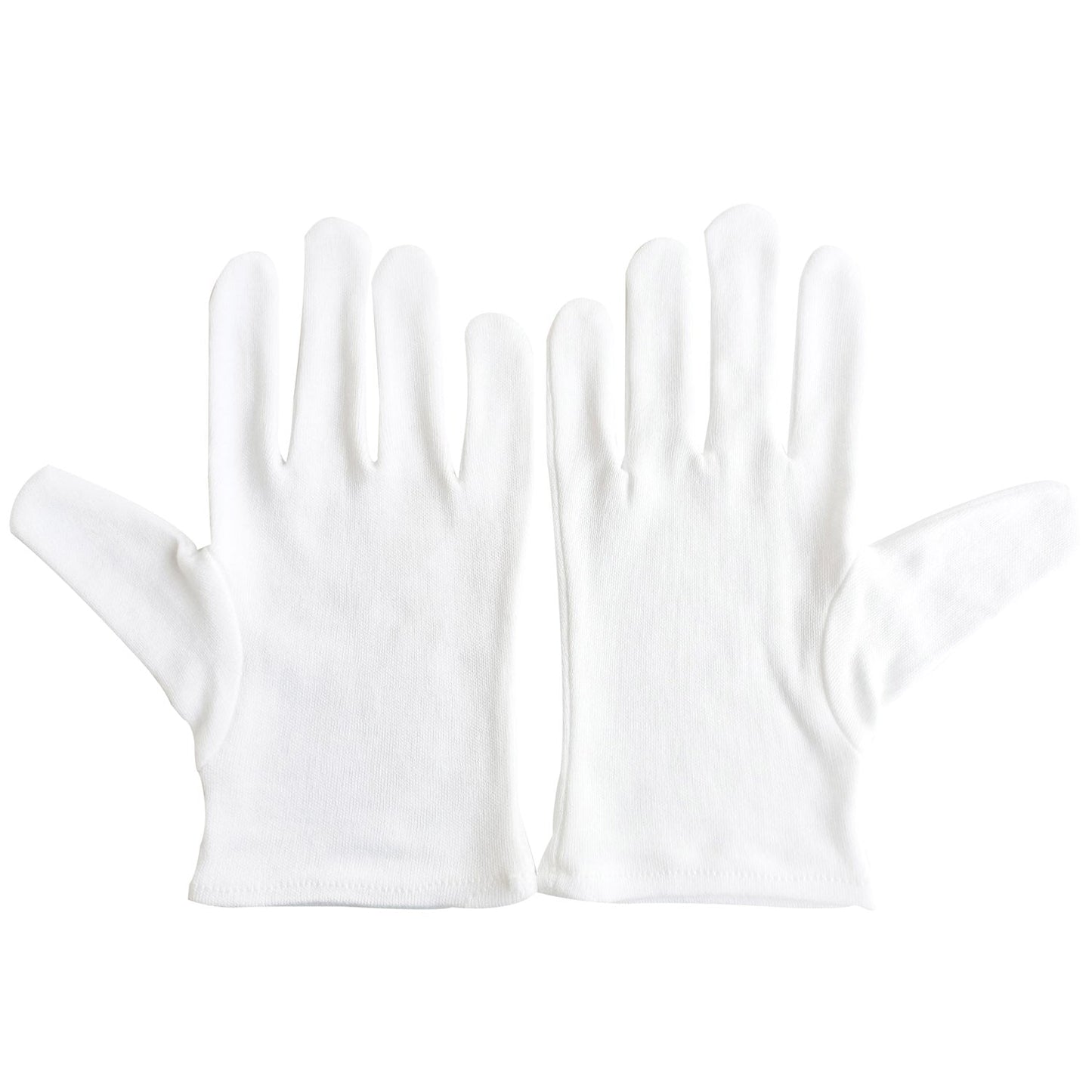 Service Glove Cotton White 12-PC L
