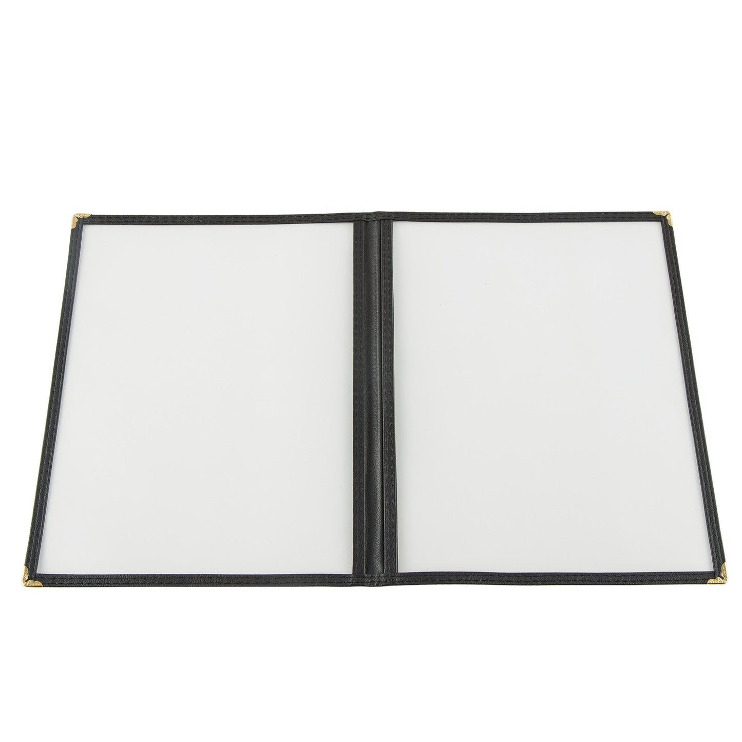 Menu Cover 2-Pocket Black 8-1/2x11"