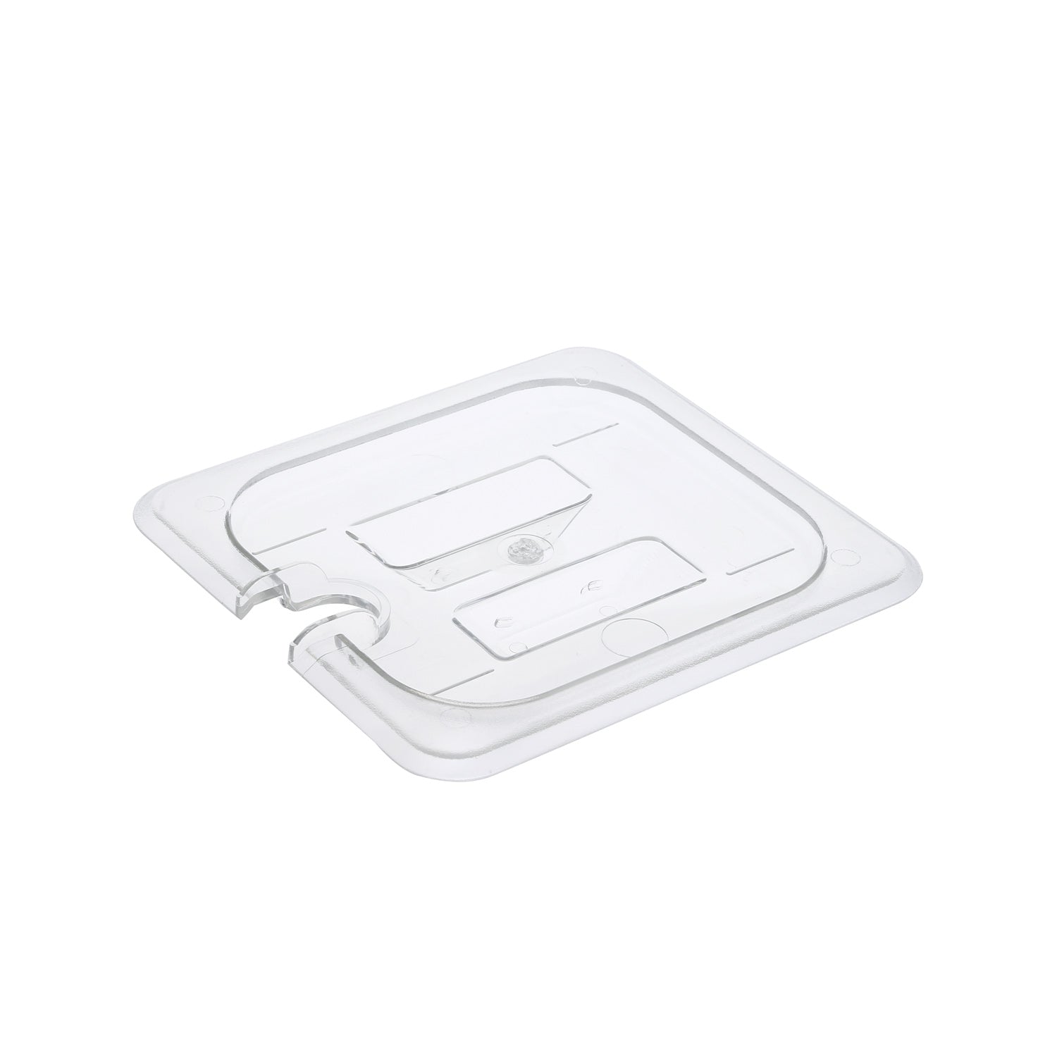Cover PC Food Pan Notched 1/6 Size