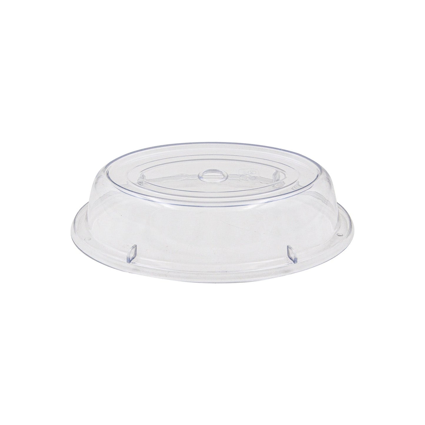 Plate Cover PC Clear Oval 12"