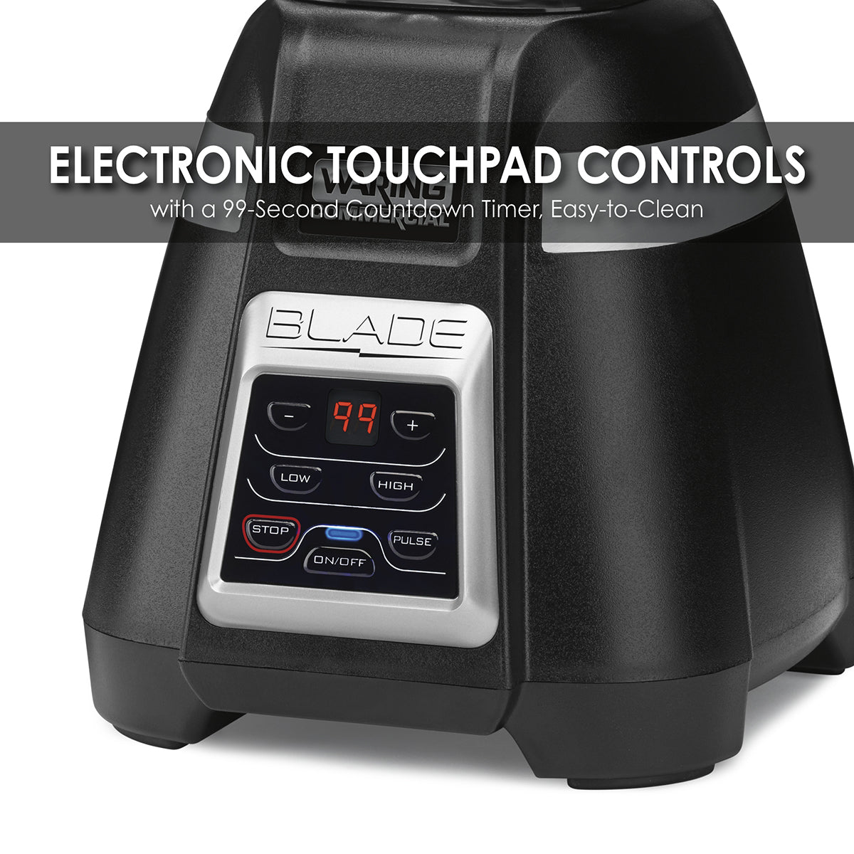 Waring WARING BLADE SERIES 1 HP BLENDER WITH ELECTRONIC TOUCHPAD CONTROLS AND 99-SECOND COUNTDOWN TIMER – MADE IN THE USA* Model: BB340