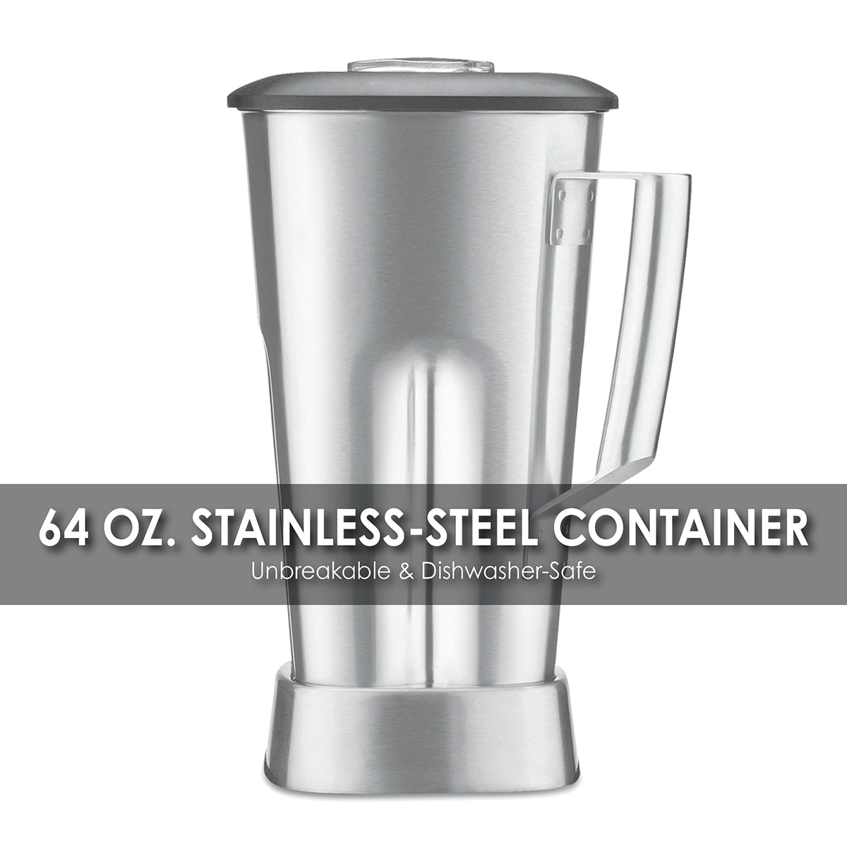 Waring HI-POWER ELECTRONIC KEYPAD BLENDER WITH 64 OZ. STAINLESS-STEEL CONTAINER – MADE IN THE USA* Model: MX1050XTS