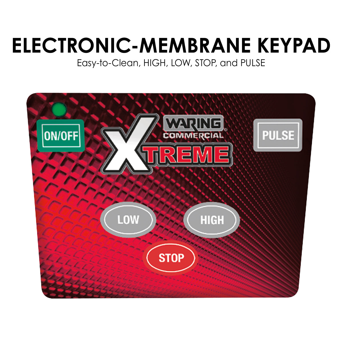 Waring HI-POWER ELECTRONIC TOUCHPAD BLENDER WITH 64 OZ. COPOLYESTER CONTAINER – MADE IN THE USA* Model: MX1050XTX