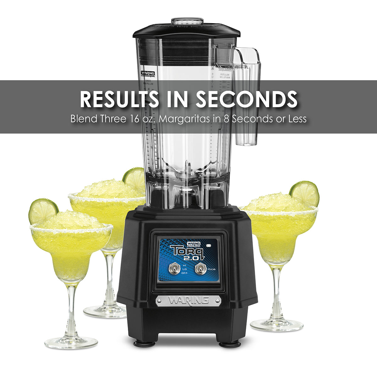 Waring TORQ 2.0 – 2 HP BLENDER WITH TOGGLE SWITCH – MADE IN THE USA* Model: TBB145