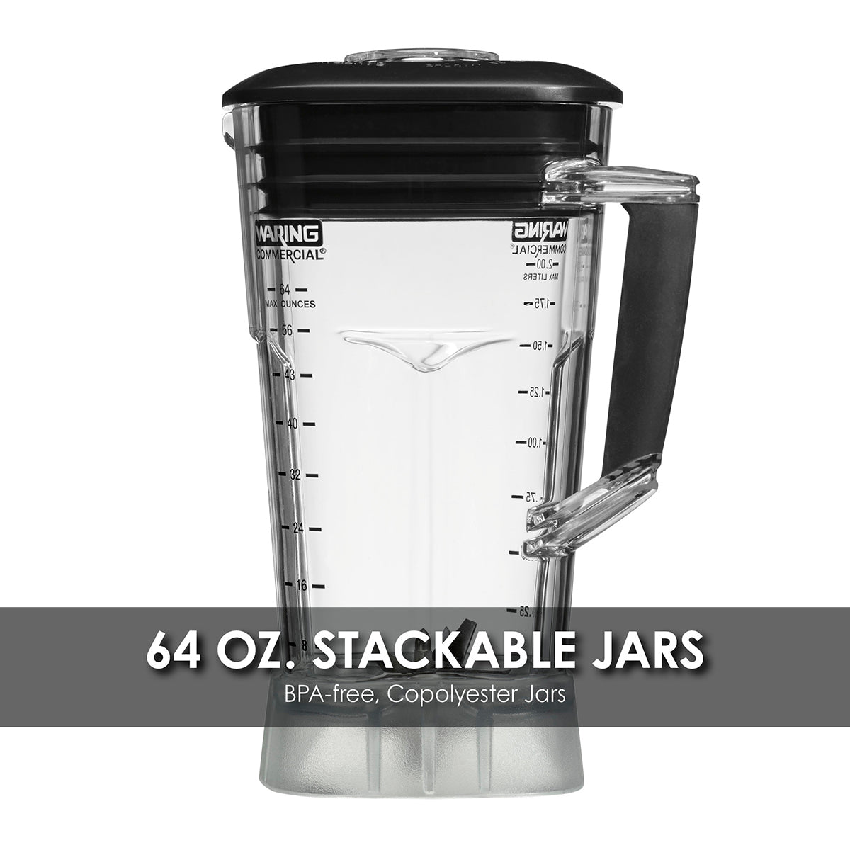 Waring TORQ 2.0 – 2 HP BLENDER WITH ELECTRONIC TOUCHPAD CONTROLS, 60-SECOND COUNTDOWN TIMER AND 64 OZ. COPOLYESTER JAR Model: TBB160P6