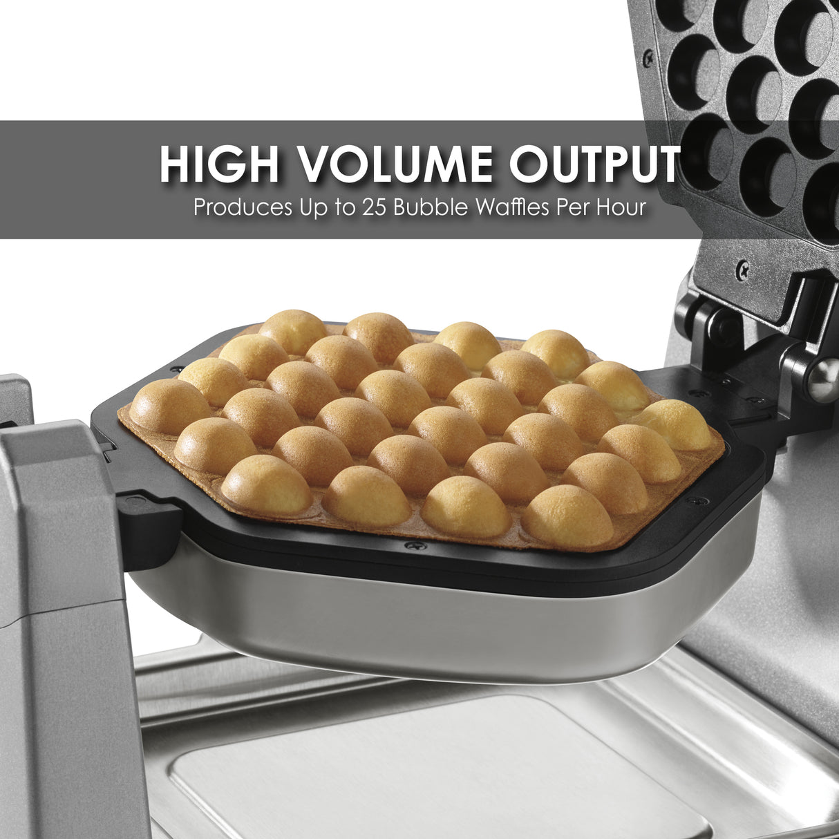 Waring BUBBLE WAFFLE MAKER Model: WBW300X