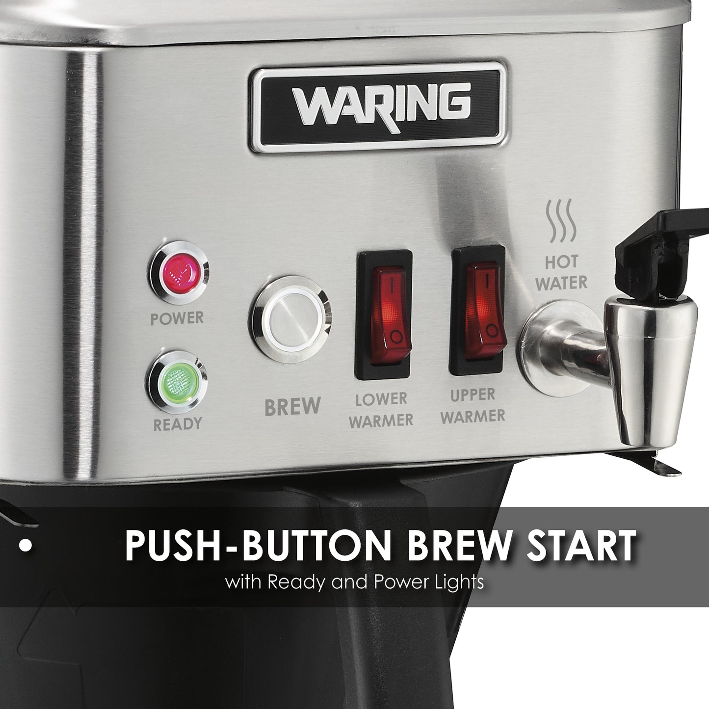 Waring CAFÉ DECO® AUTOMATIC COFFEE BREWER Model: WCM50P