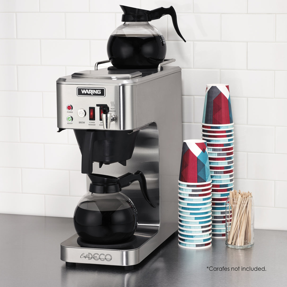 Waring CAFÉ DECO® AUTOMATIC COFFEE BREWER Model: WCM50P