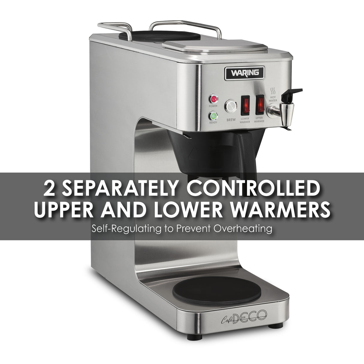 Waring CAFÉ DECO® AUTOMATIC COFFEE BREWER Model: WCM50P