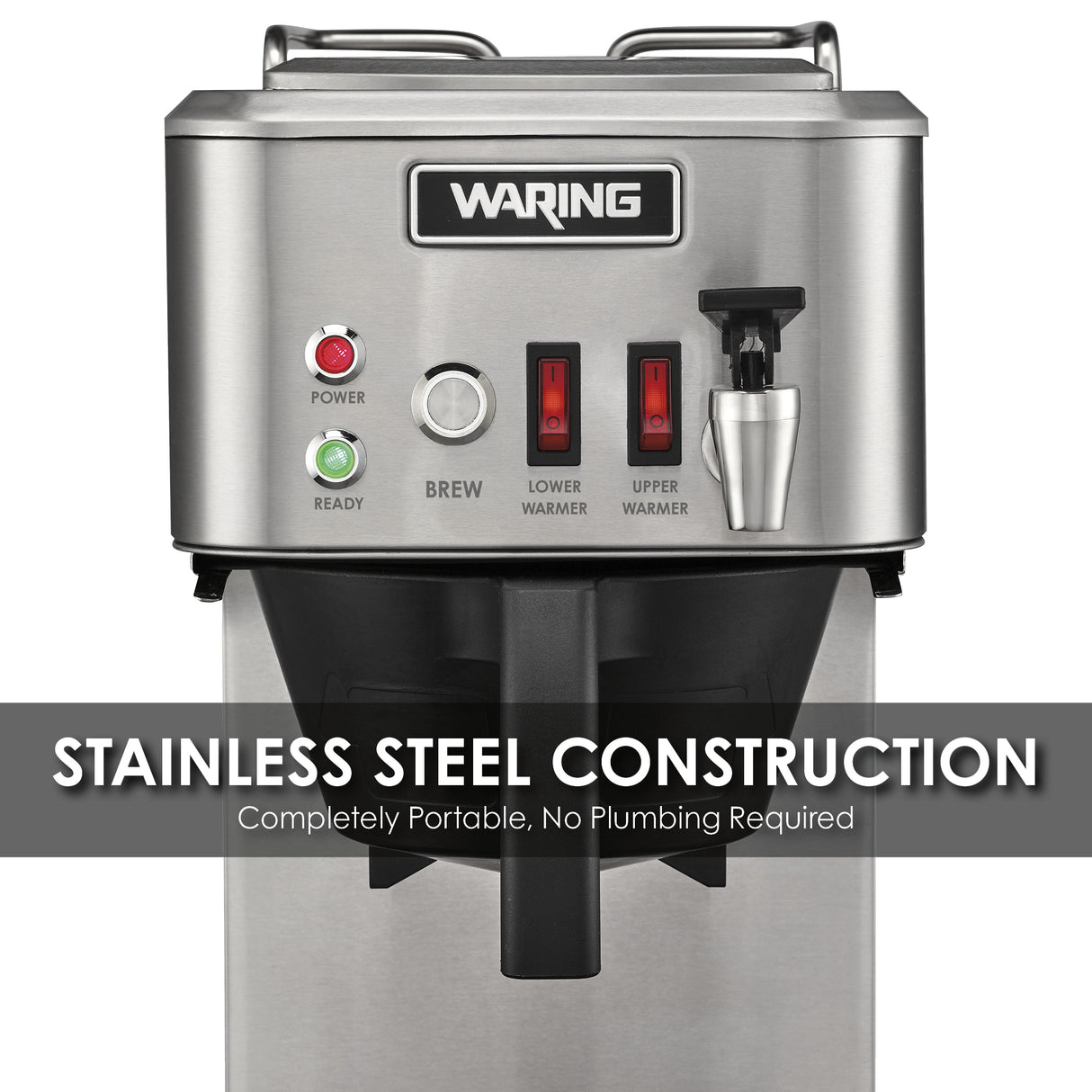 Waring CAFÉ DECO® AUTOMATIC COFFEE BREWER Model: WCM50P