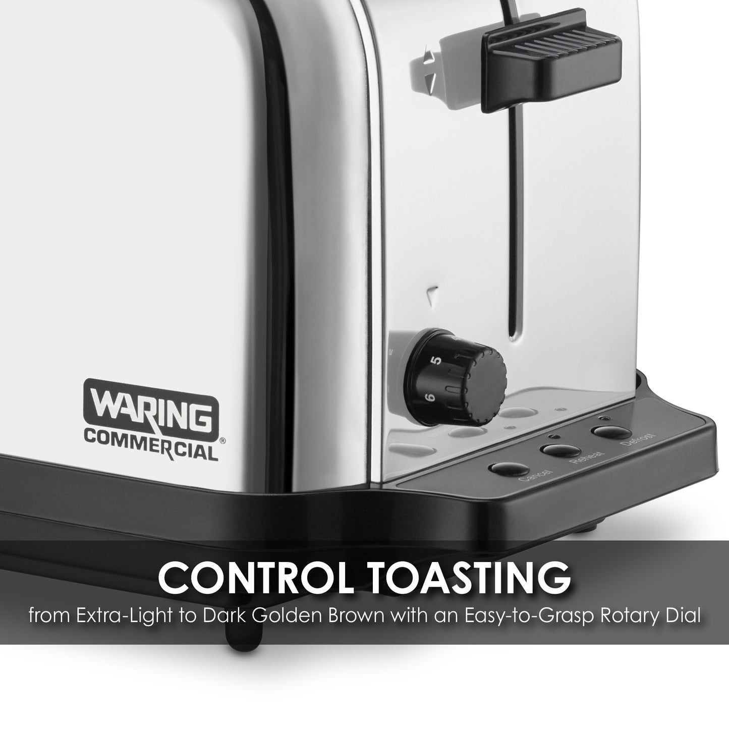 Waring LIGHT-DUTY 2-SLOT TOASTER Model: WCT702