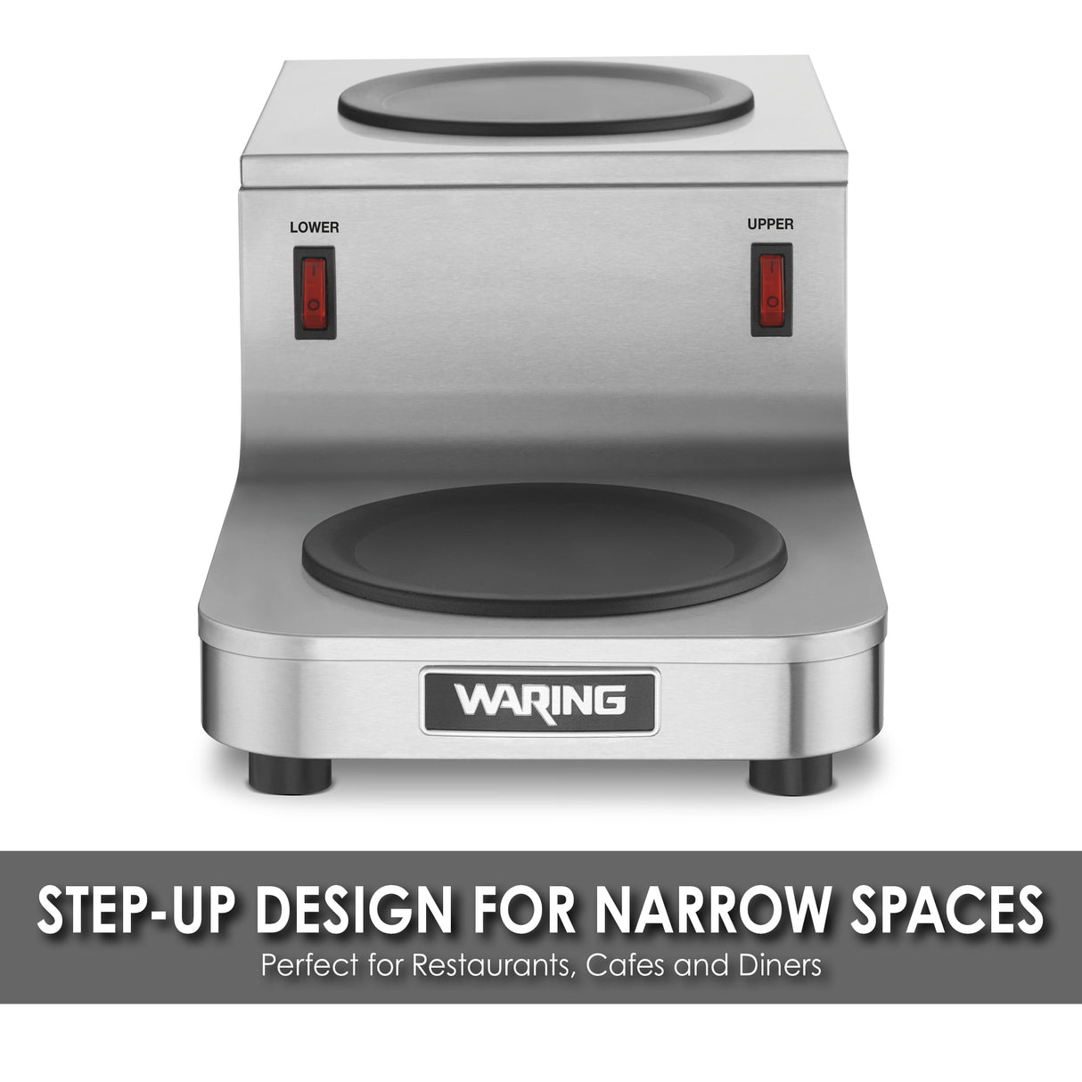 Waring STEP-UP, DOUBLE COFFEE WARMER Model: WCW20R