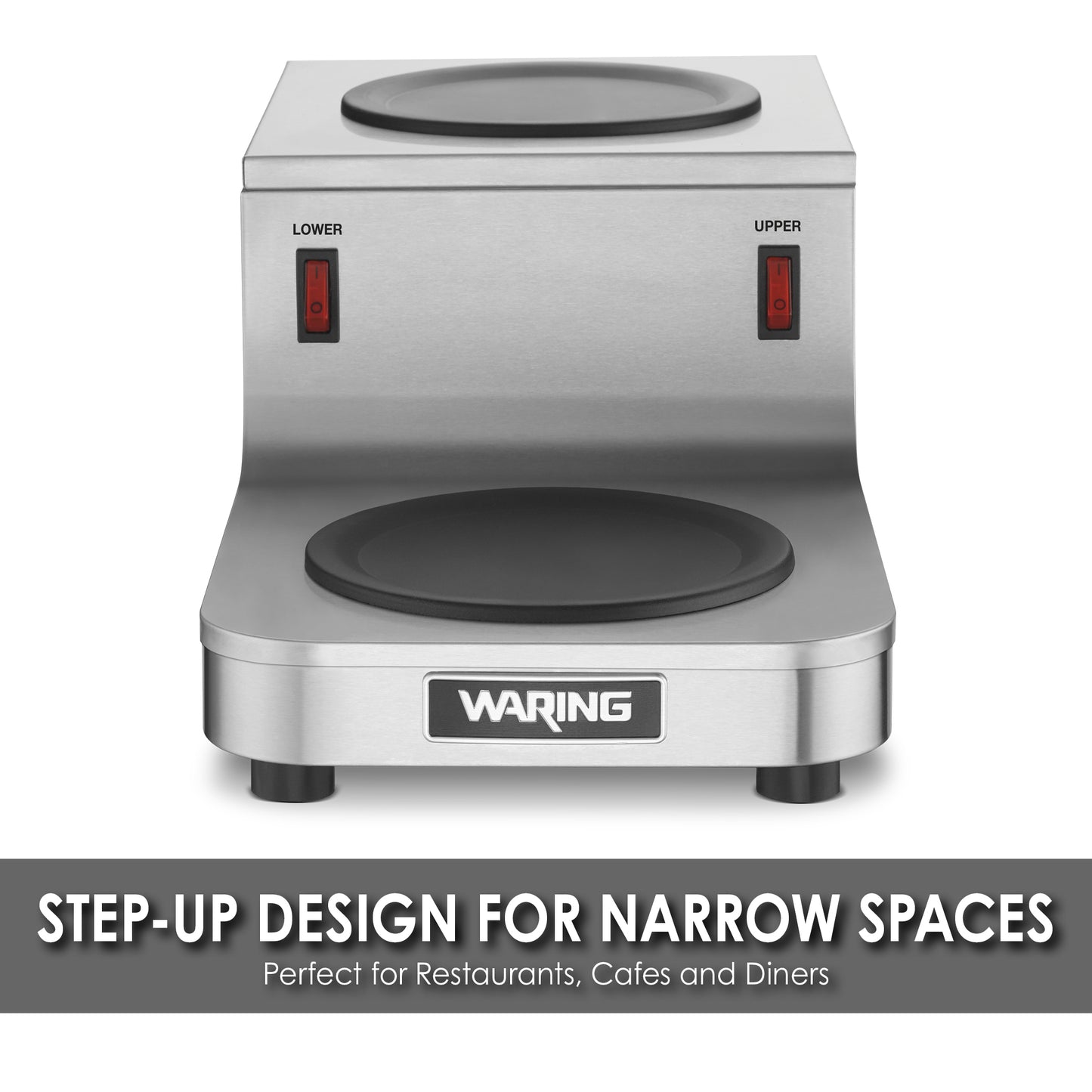 Waring STEP-UP, DOUBLE COFFEE WARMER Model: WCW20R