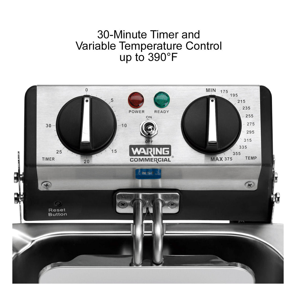 Waring COMPACT 8.5 LB. DEEP FRYER - 120V Model: WDF75RC