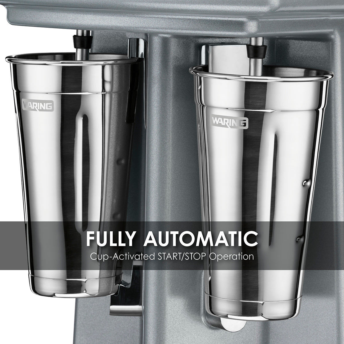 Waring HEAVY-DUTY DOUBLE-SPINDLE DRINK MIXER WITH TIMER Model: WDM240TX