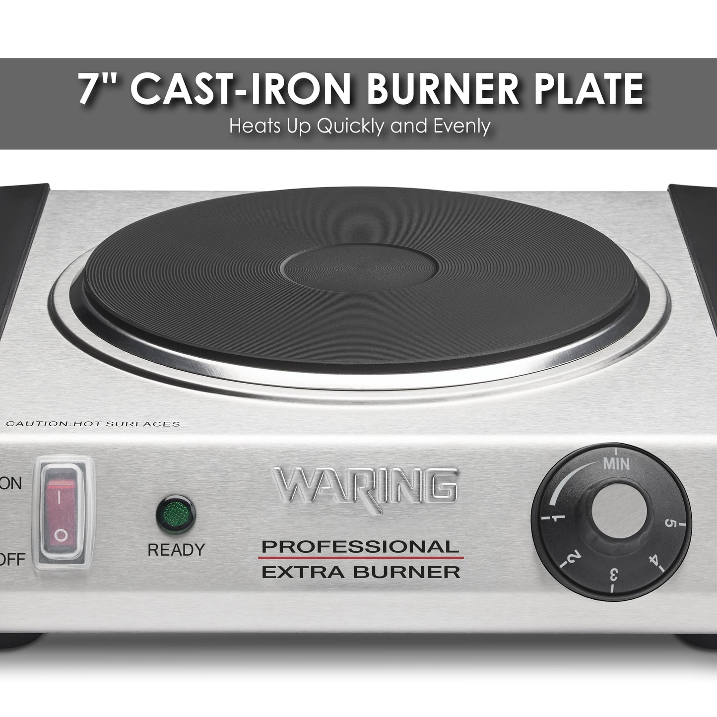 Waring COMMERCIAL CAST-IRON SINGLE BURNER Model: WEB300