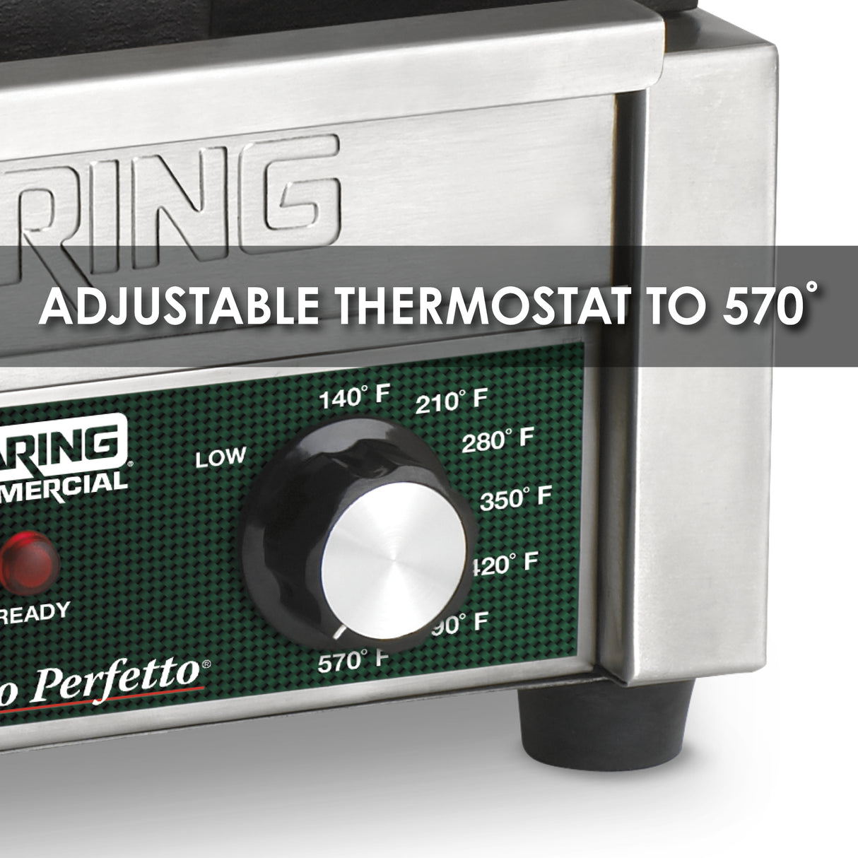 Waring COMPACT ITALIAN-STYLE FLAT GRILL – 120V Model: WFG150