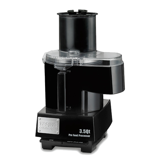 Waring 3.5 QT. COMBINATION BOWL CUTTER MIXER AND CONTINUOUS-FEED WITH PATENTED LIQUILOCK® SEAL SYSTEM Model: WFP14SC