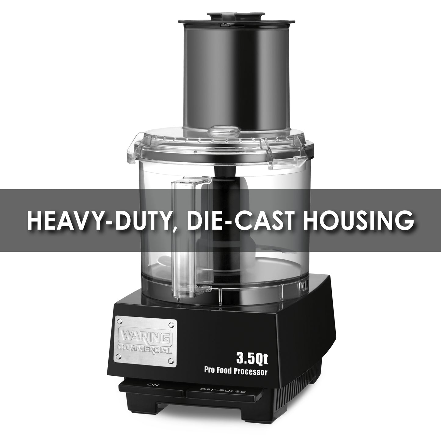 Waring 3.5 QT. COMBINATION BOWL CUTTER MIXER AND CONTINUOUS-FEED WITH PATENTED LIQUILOCK® SEAL SYSTEM Model: WFP14SC