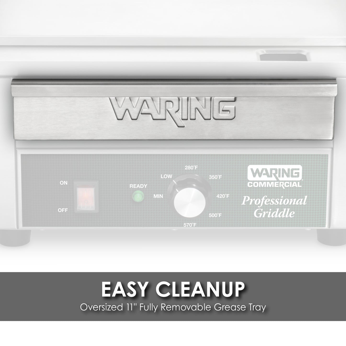 Waring 14" ELECTRIC COUNTERTOP GRIDDLE – 120V Model: WGR140X