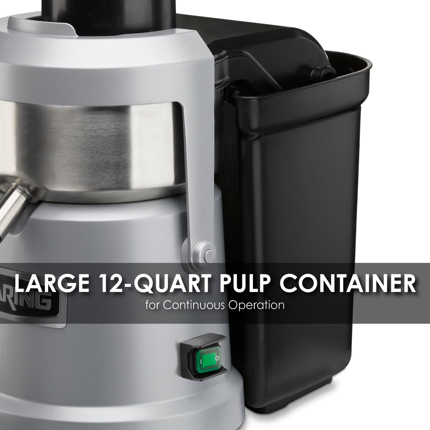 Waring HEAVY-DUTY PULP EJECT JUICE EXTRACTOR Model: WJX80X