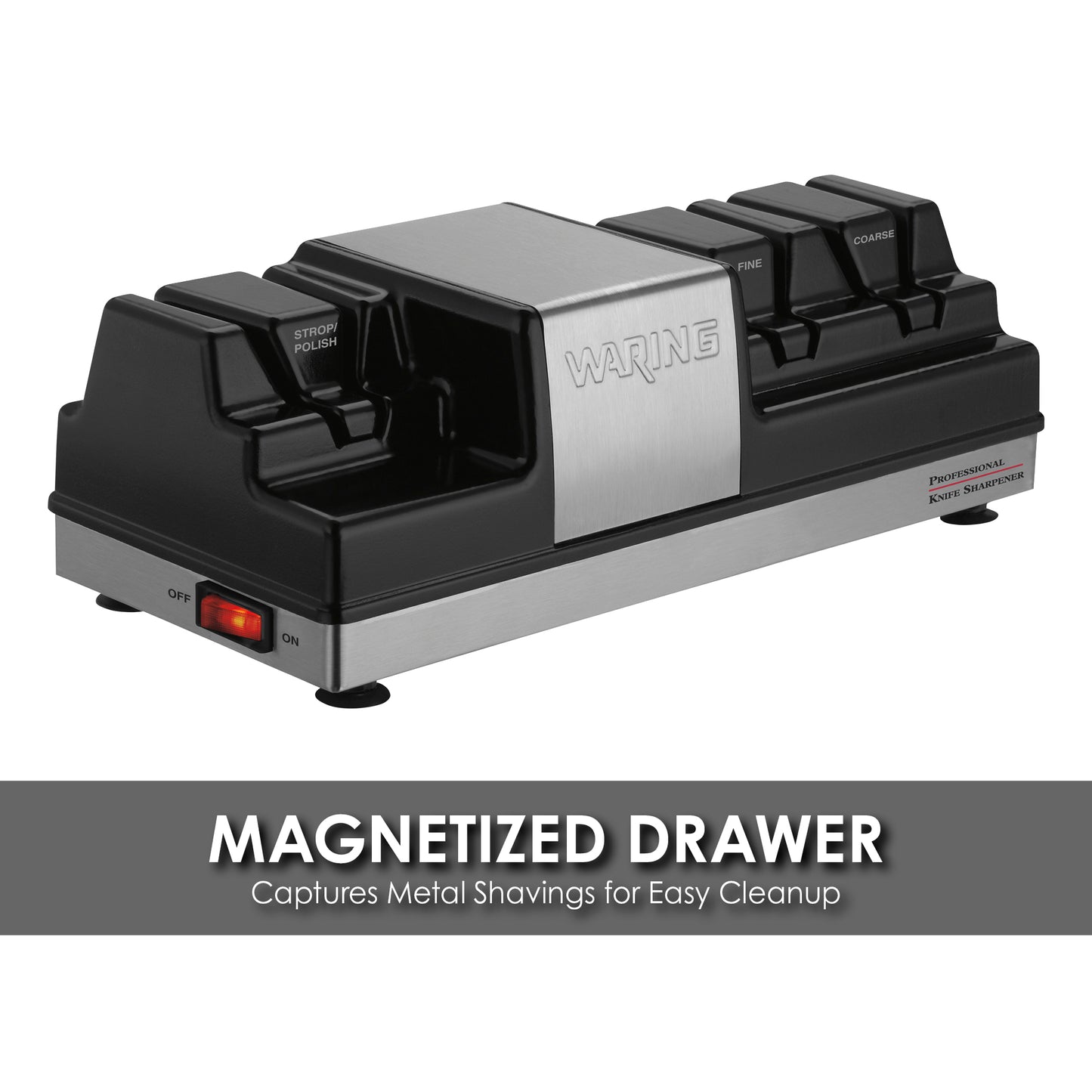 Waring THREE-STATION KNIFE SHARPENER Model: WKS800