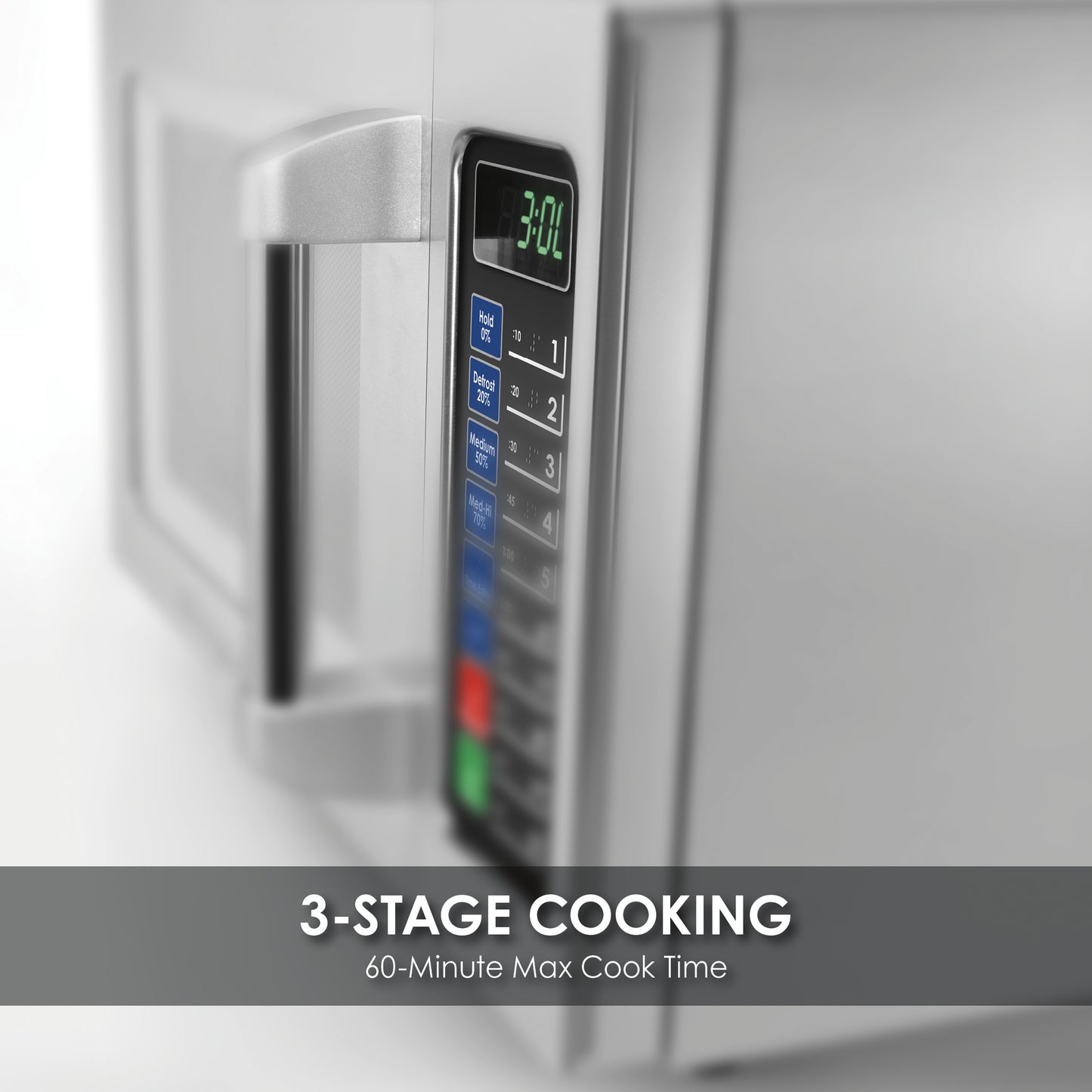 Waring MEDIUM-DUTY .9 CUBIC FOOT MICROWAVE OVEN Model: WMO90