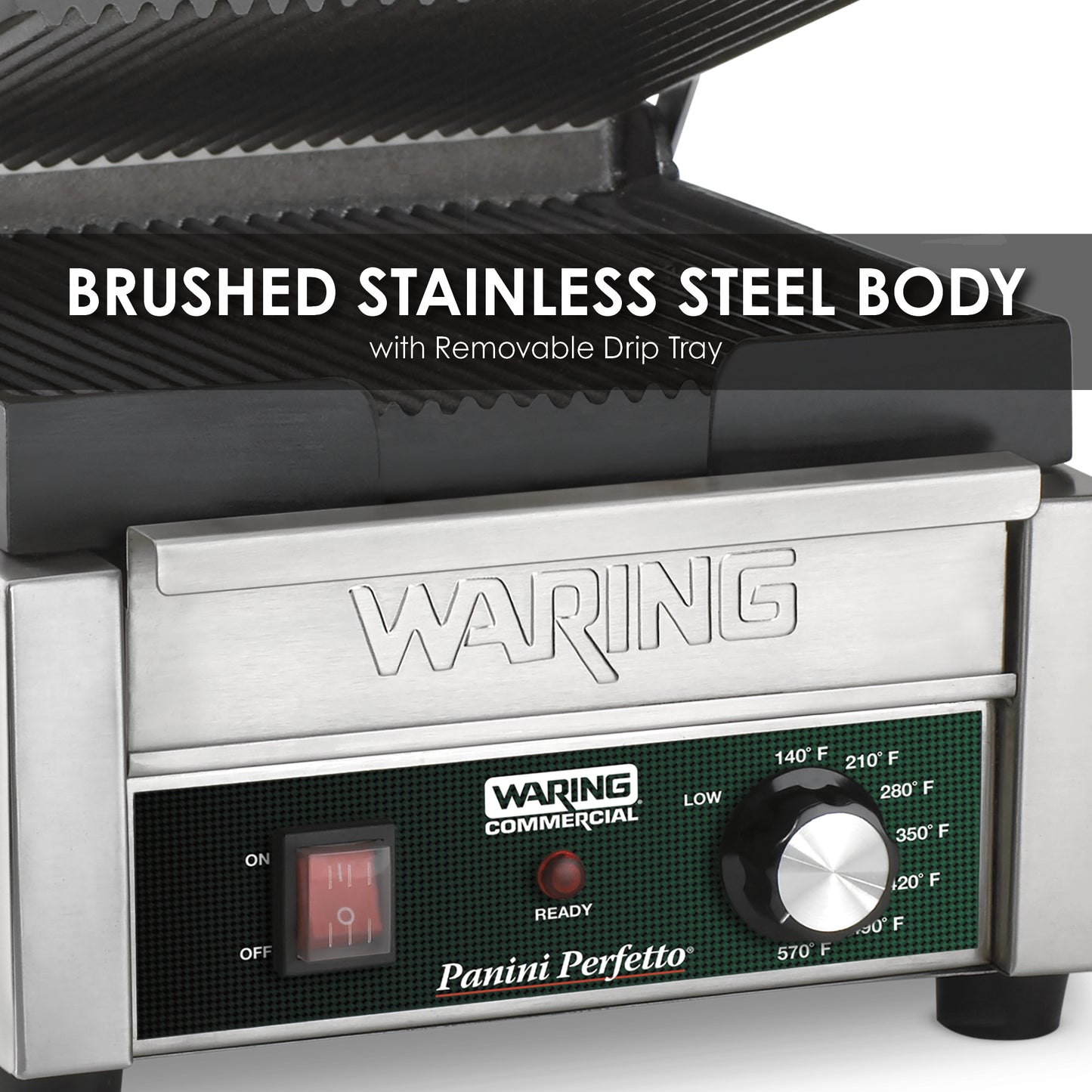 Waring COMPACT ITALIAN-STYLE PANINI GRILL – 120V Model: WPG150