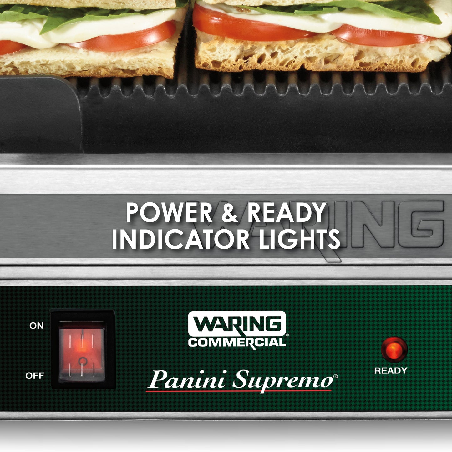 Waring LARGE ITALIAN-STYLE PANINI GRILL - 208V Model: WPG250B