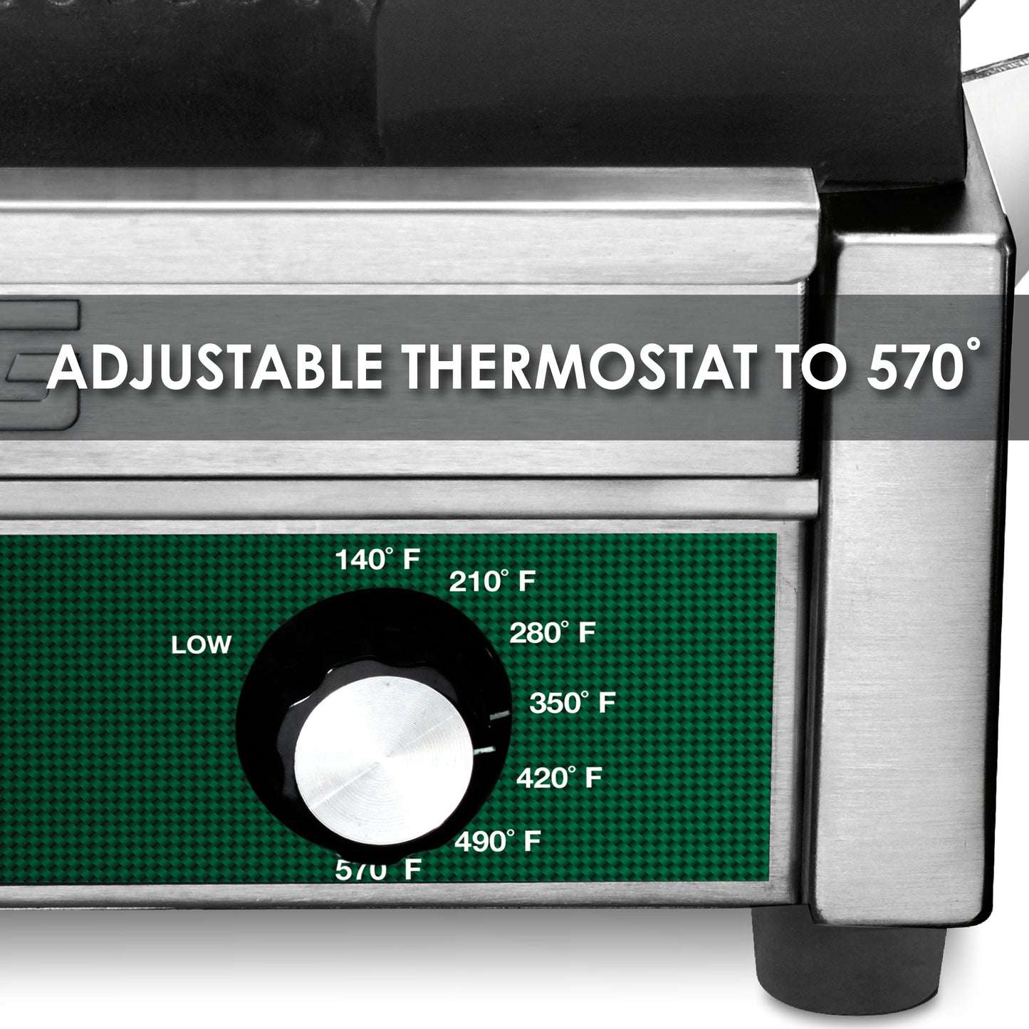 Waring LARGE ITALIAN-STYLE PANINI GRILL WITH TIMER - 120V Model: WPG250T