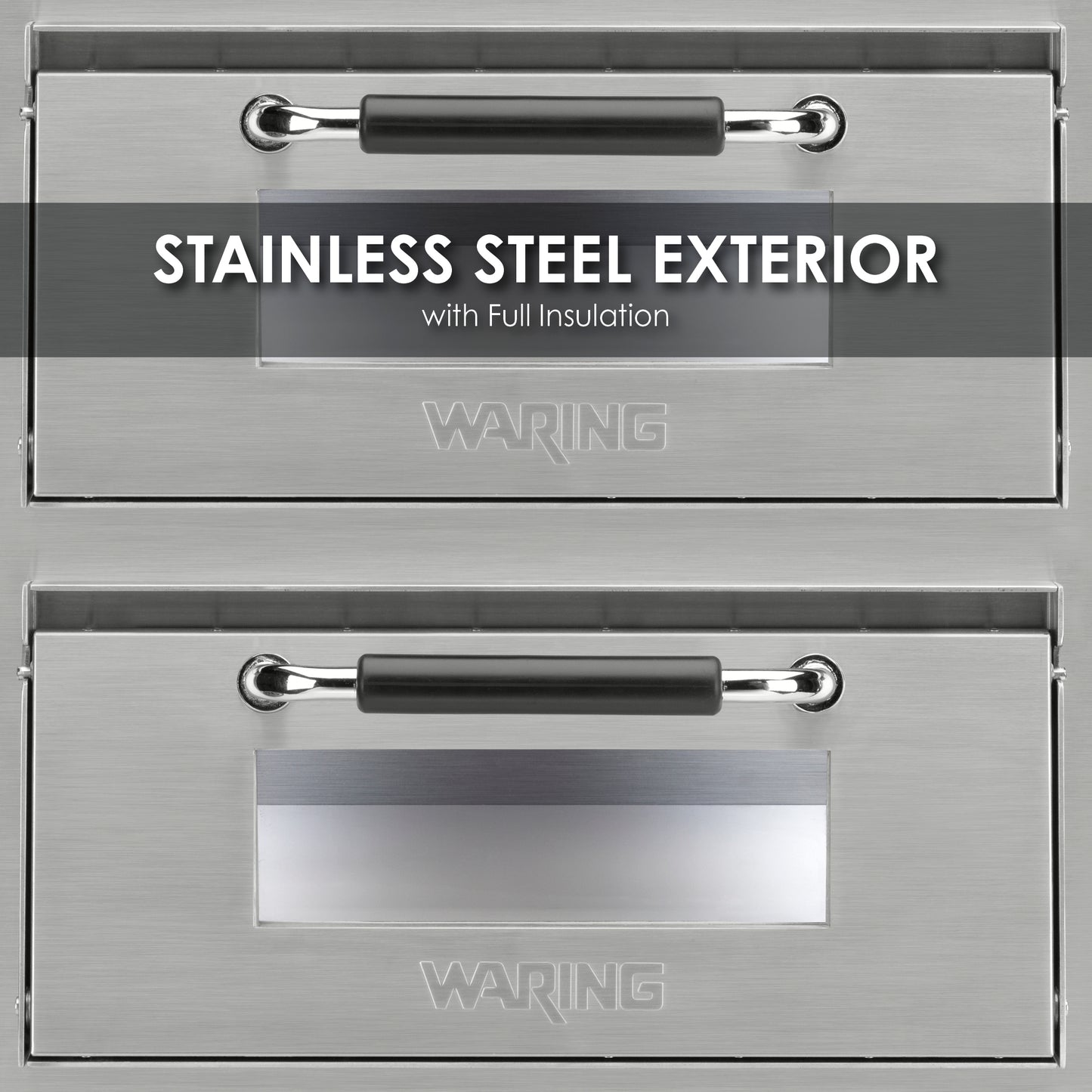 Waring HEAVY-DUTY DOUBLE-DECK PIZZA OVEN - DUAL CHAMBER Model: WPO750