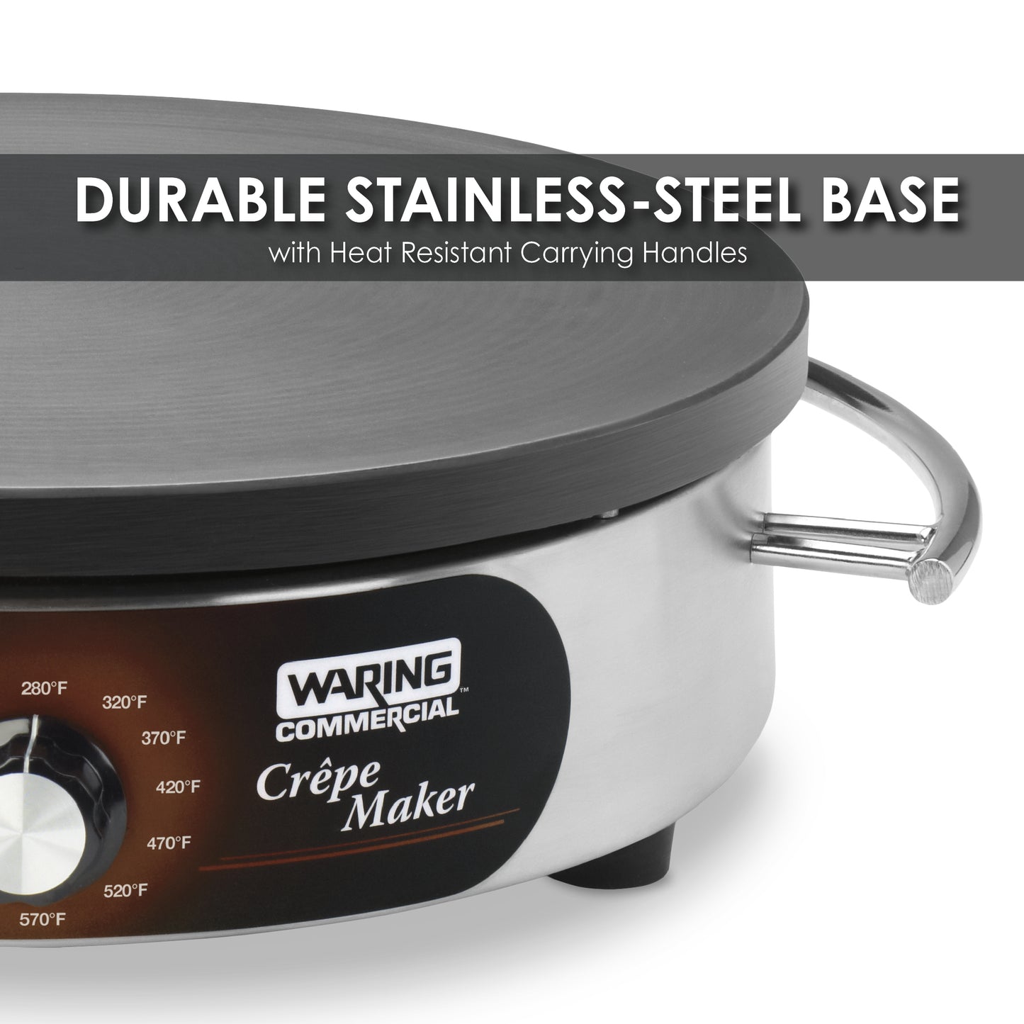 Waring 16" ELECTRIC CRÊPE MAKER, 120V Model: WSC160X