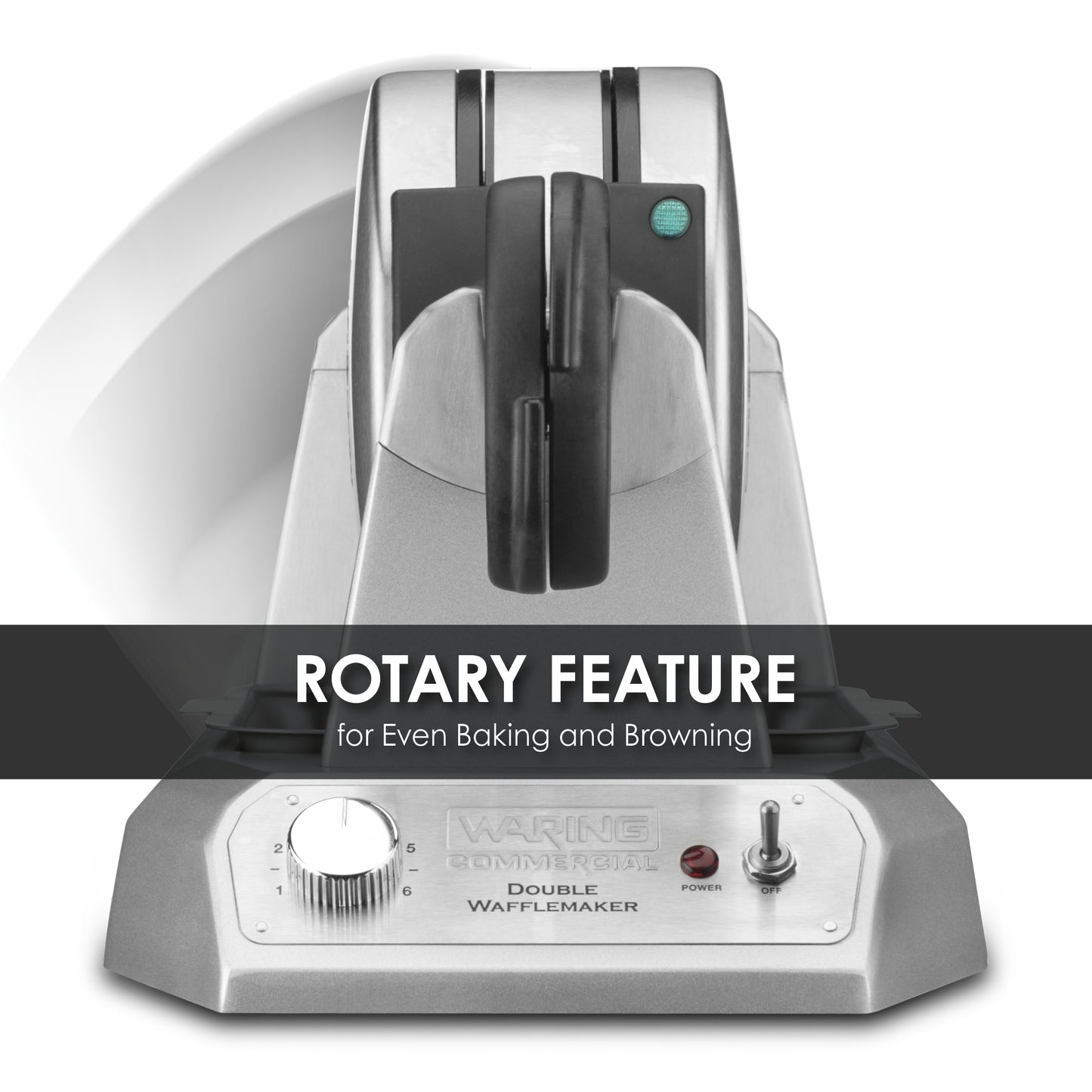 Waring DOUBLE VERTICAL BELGIAN WAFFLE MAKER – 120V 1400W Model: WW200