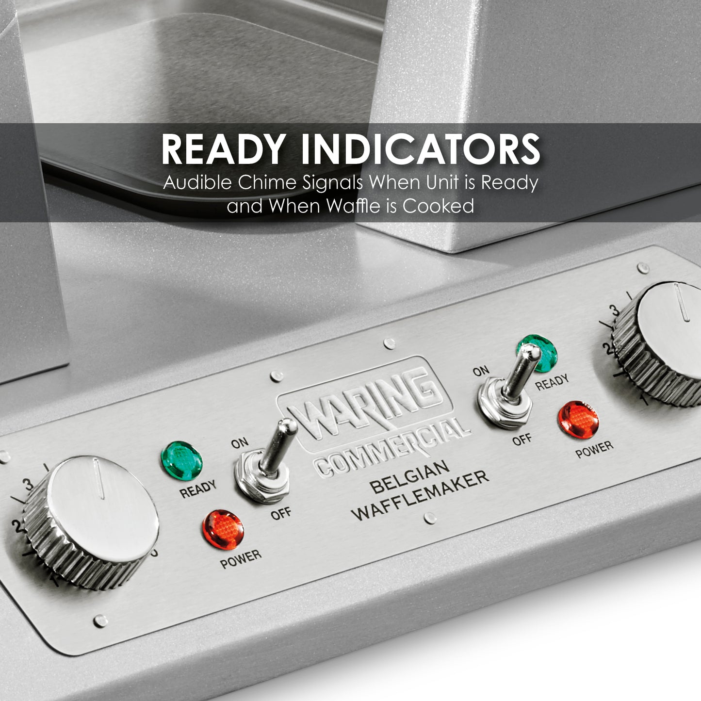 Waring SIDE-BY-SIDE BELGIAN WAFFLE MAKER – 208V 2700W Model: WW250BX2