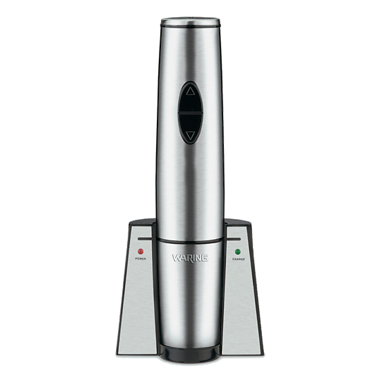 Waring PORTABLE ELECTRIC WINE BOTTLE OPENER WITH RECHARGING STATION Model: WWO120