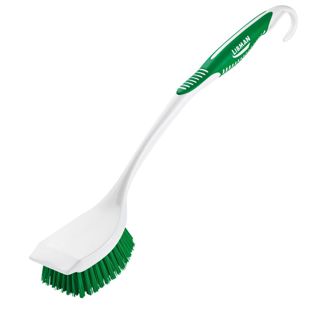 Libman Commercial Long Handle Utility Brush (White)