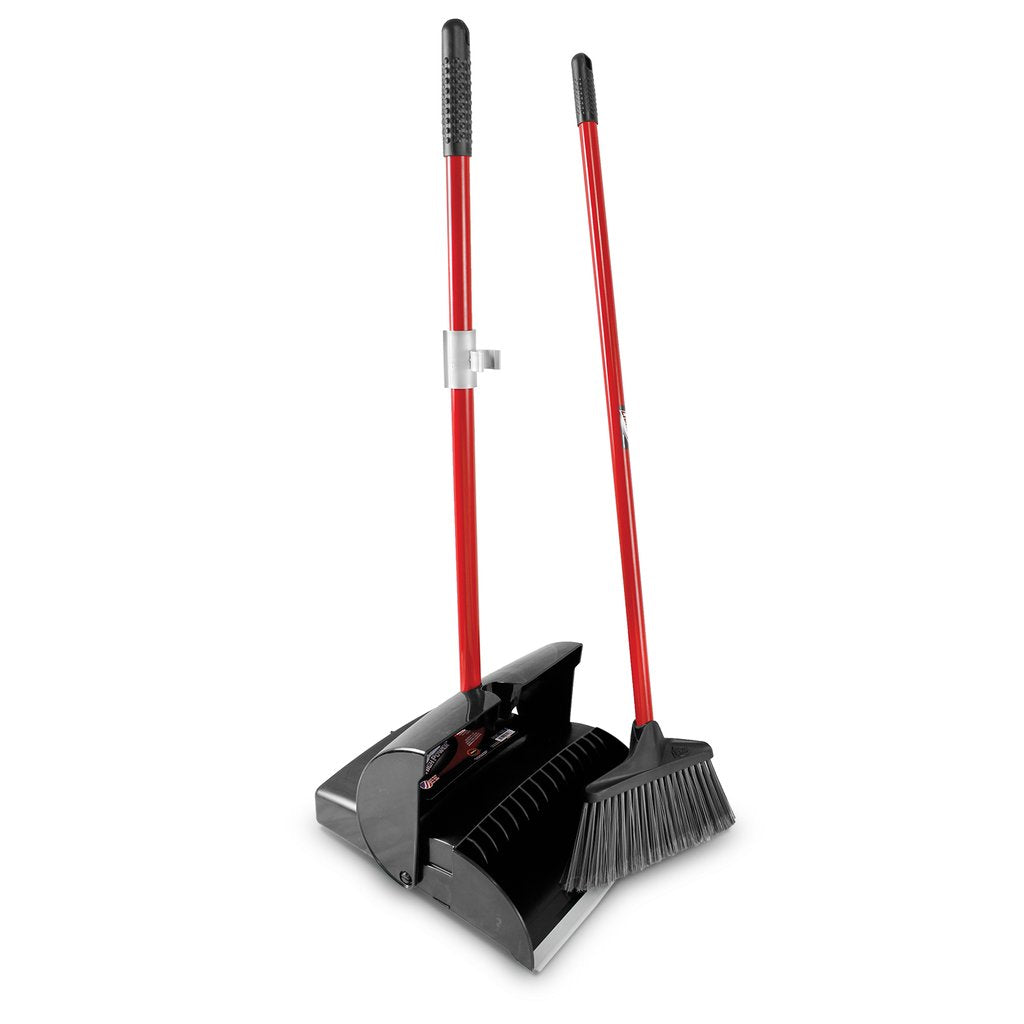 Premium Lobby Broom & Dust Pan Set (Closed Lid)