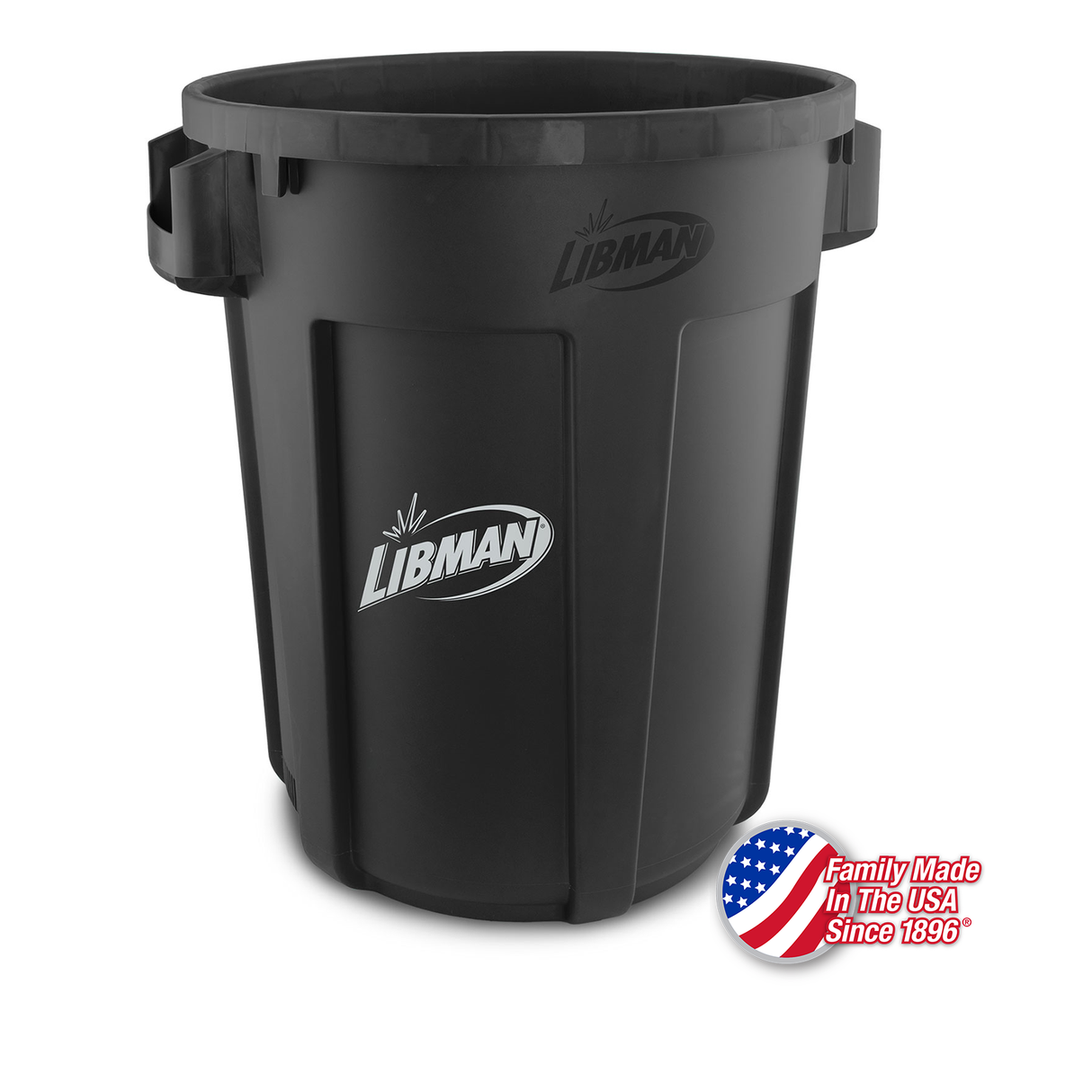 32 Gallon Trash Can (Black)