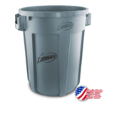 32 Gallon Trash Can (Gray)