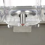 Crathco D35-4 Classic Bubbler Series Triple 5 Gallon Bowl High Impact Plastic Refrigerated Beverage Dispenser