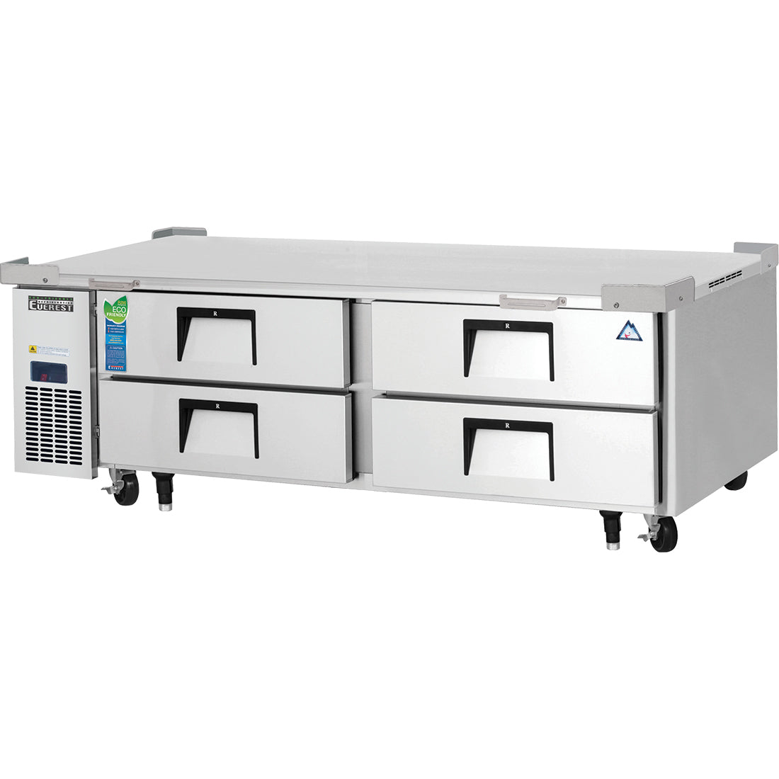 Everest 4 Drawer Chef Bases, 72" Model ECB72D4