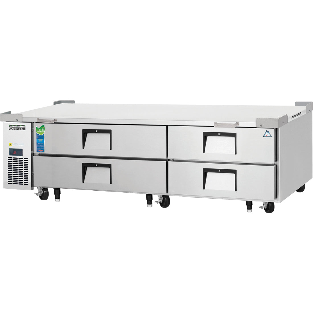 Everest 4 Drawer Chef Bases, 84" Model ECB82-84D4