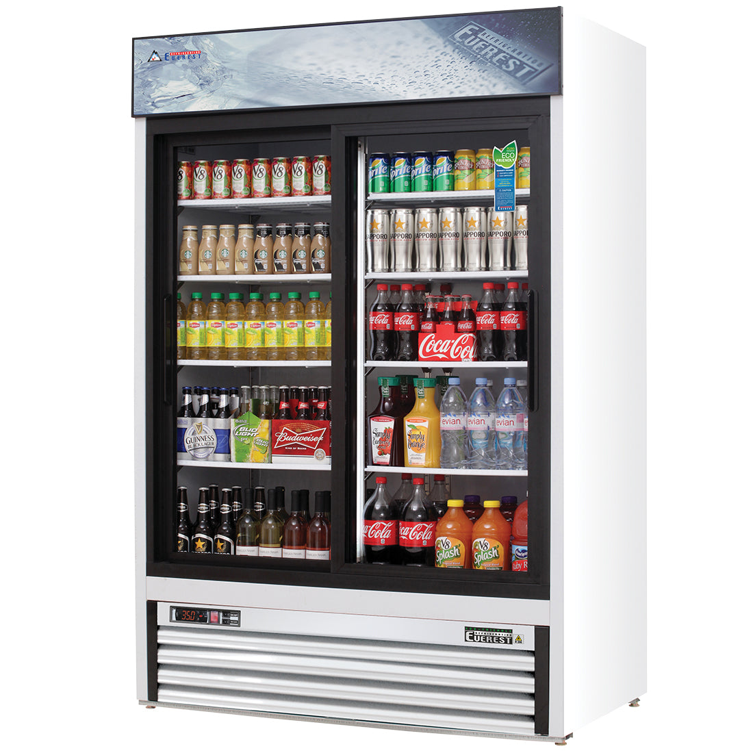 Everest 2 Door Refrigerator Merchandiser (Sliding), 48 cu ft Model EMGR48