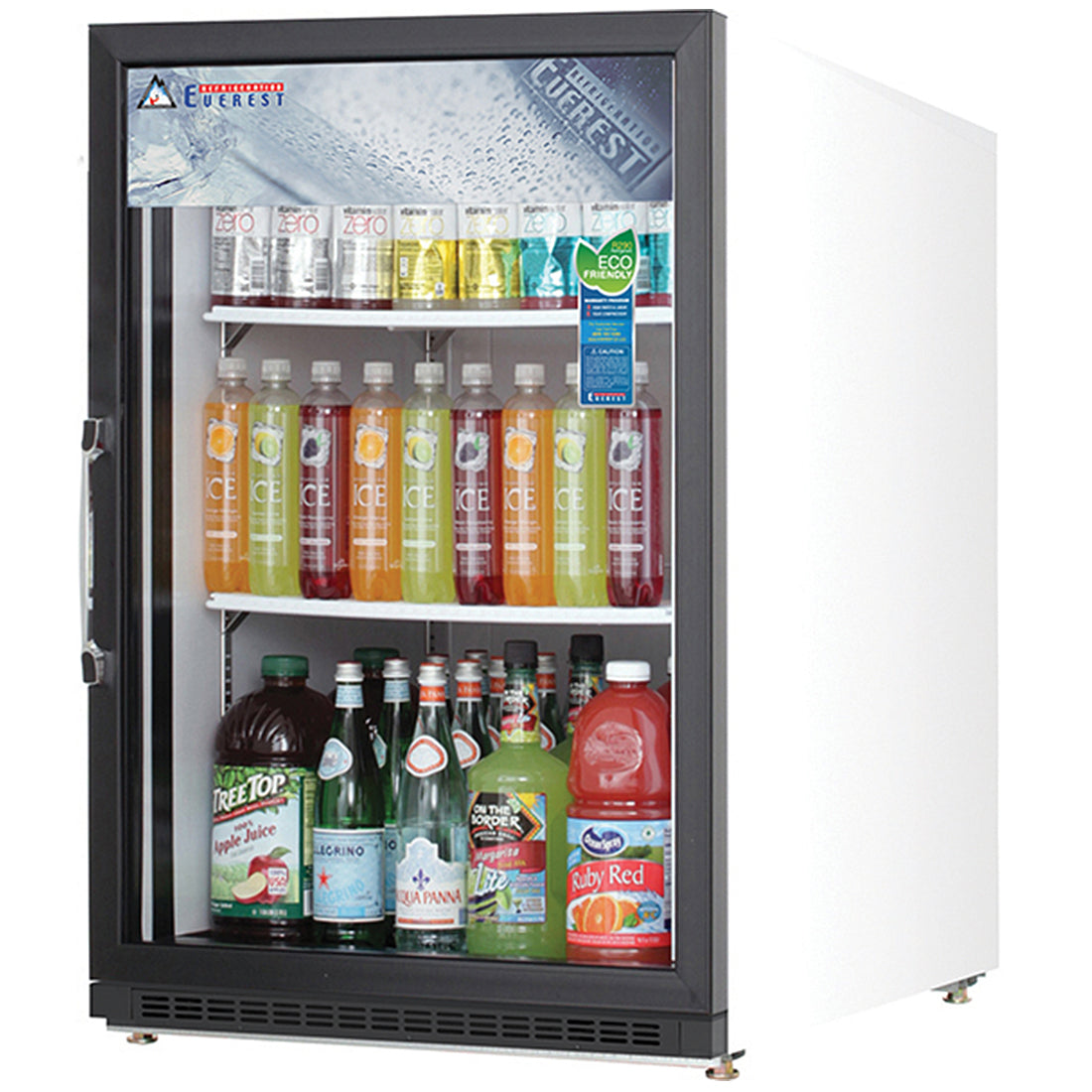 Everest 1 Door Refrigerator Merchandiser, 5 cu ft Model EMGR5