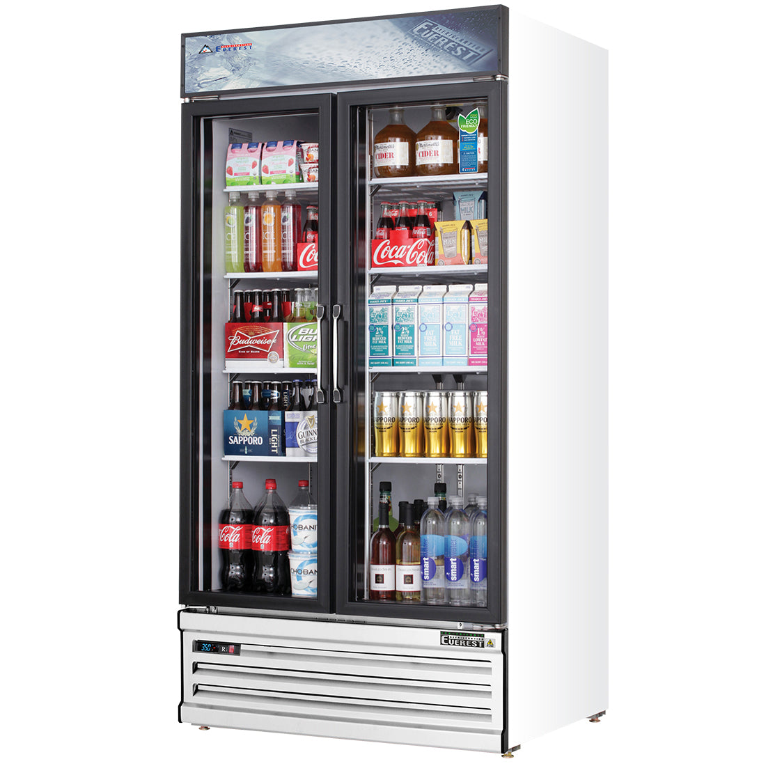 Everest 2 Door Refrigerator Merchandiser (Swing), 33 cu ft Model EMSGR33