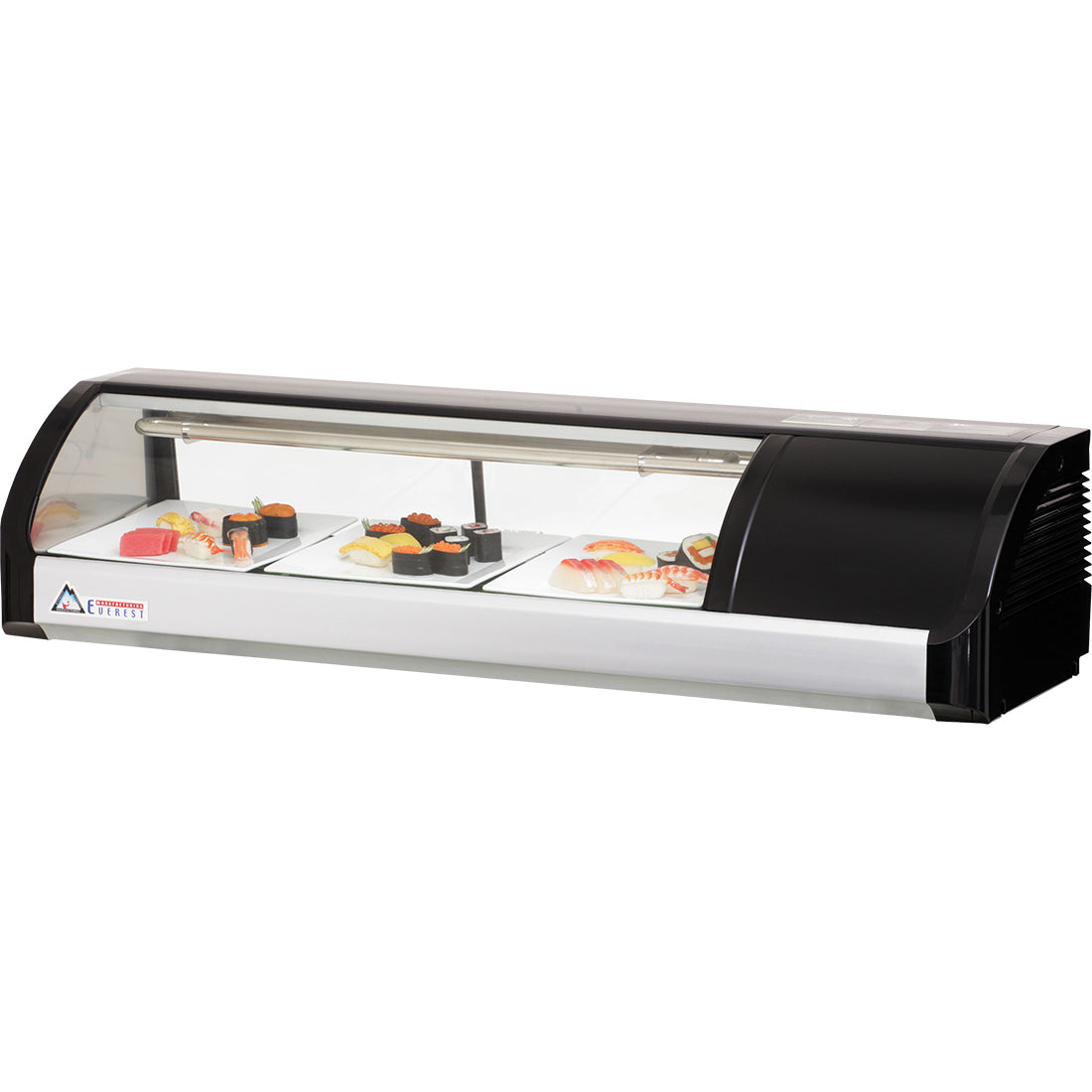 Everest 4ft Self Contained Countertop Refrigerated Display Case - Right Comp Mount Model ESC47R