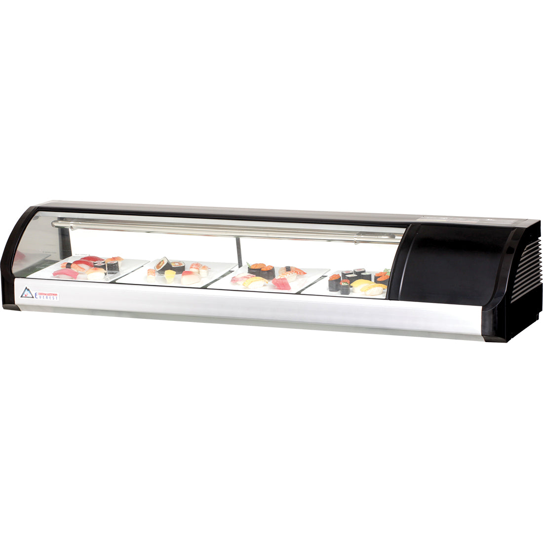 Everest 5ft Self Contained Countertop Refrigerated Display Case - Right Comp Mount Model ESC59R